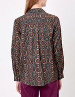 Straight satin shirt femme La Fiancée