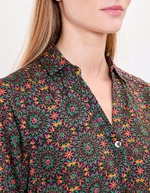 Straight satin shirt femme La Fiancée