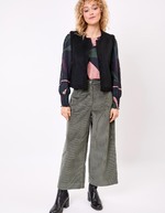 Sleeveless wool-lined vest femme La Fiancée
