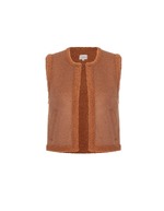 Sleeveless wool-lined vest femme La Fiancée