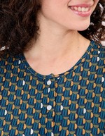 Fine knit buttoned cardigan femme La Fianc&eacute;e