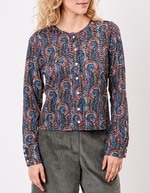 Fine knit buttoned cardigan femme La Fianc&eacute;e