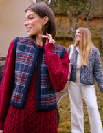 Reversible sleeveless sherpa vest femme La Fiancée