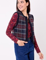 Reversible sleeveless sherpa vest femme La Fiancée