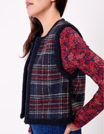 Reversible sleeveless sherpa vest femme La Fiancée