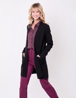 Plain long knit cardigan femme La Fiancée