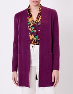 Plain long knit cardigan femme La Fiancée