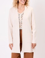 Plain long knit cardigan femme La Fiancée