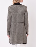 Plain long knit cardigan femme La Fiancée