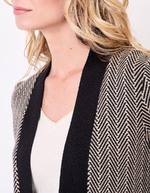 Plain long knit cardigan femme La Fiancée