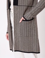 Plain long knit cardigan femme La Fiancée
