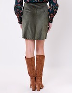 Corduroy A-line skirt femme La Fiancée