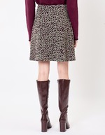 Soft knit A-line skirt femme La Fiancée