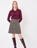 Soft knit A-line skirt femme La Fiancée