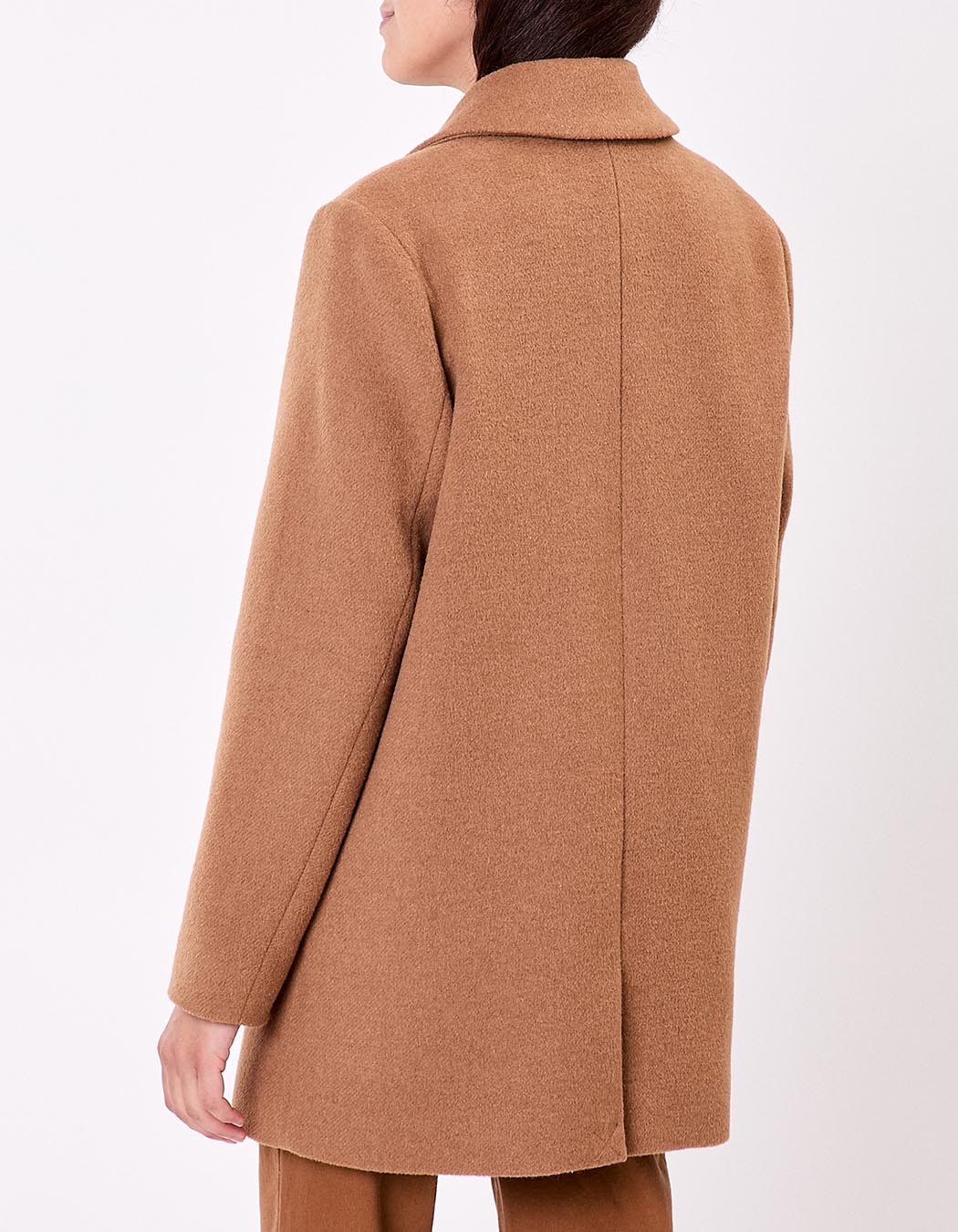 Straight woolen coat femme La Fiancée
