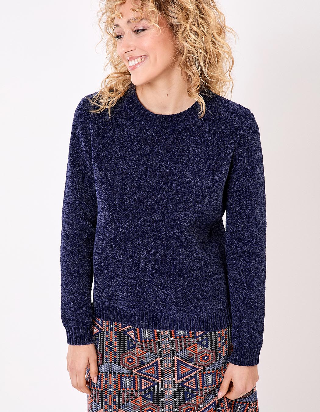 Fluffy knit sweater femme La Fianc&eacute;e