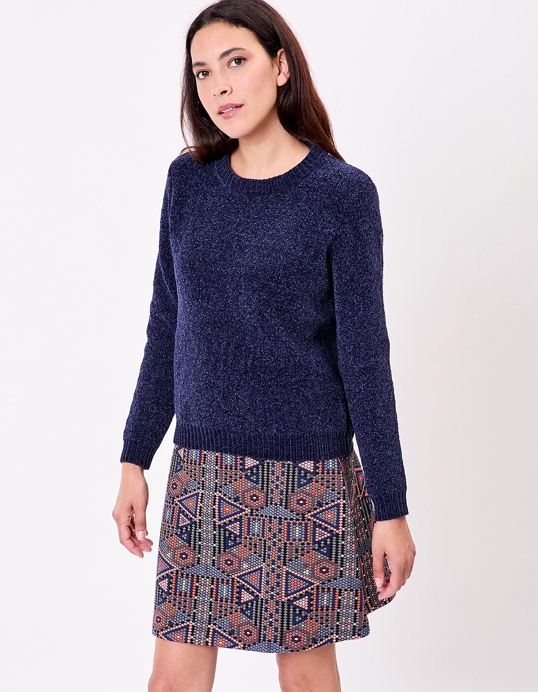 Fluffy knit sweater femme La Fianc&eacute;e