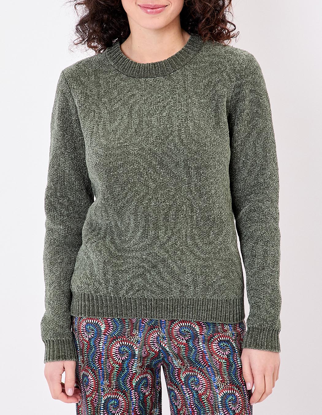 Fluffy knit sweater femme La Fianc&eacute;e