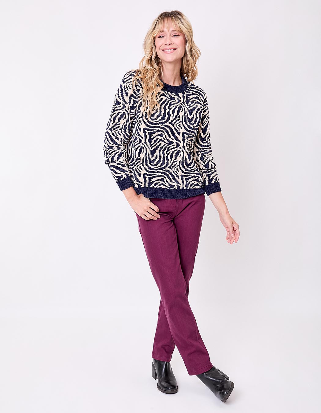 Fluffy knit sweater femme La Fianc&eacute;e