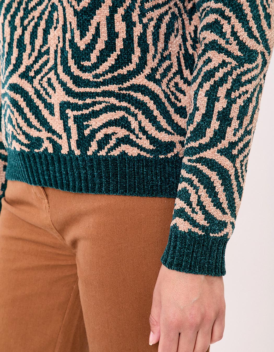 Fluffy knit sweater femme La Fianc&eacute;e