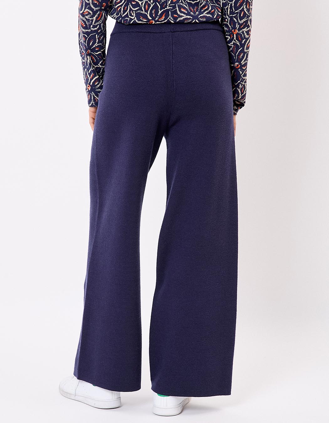Wide knit pants femme La Fiancée
