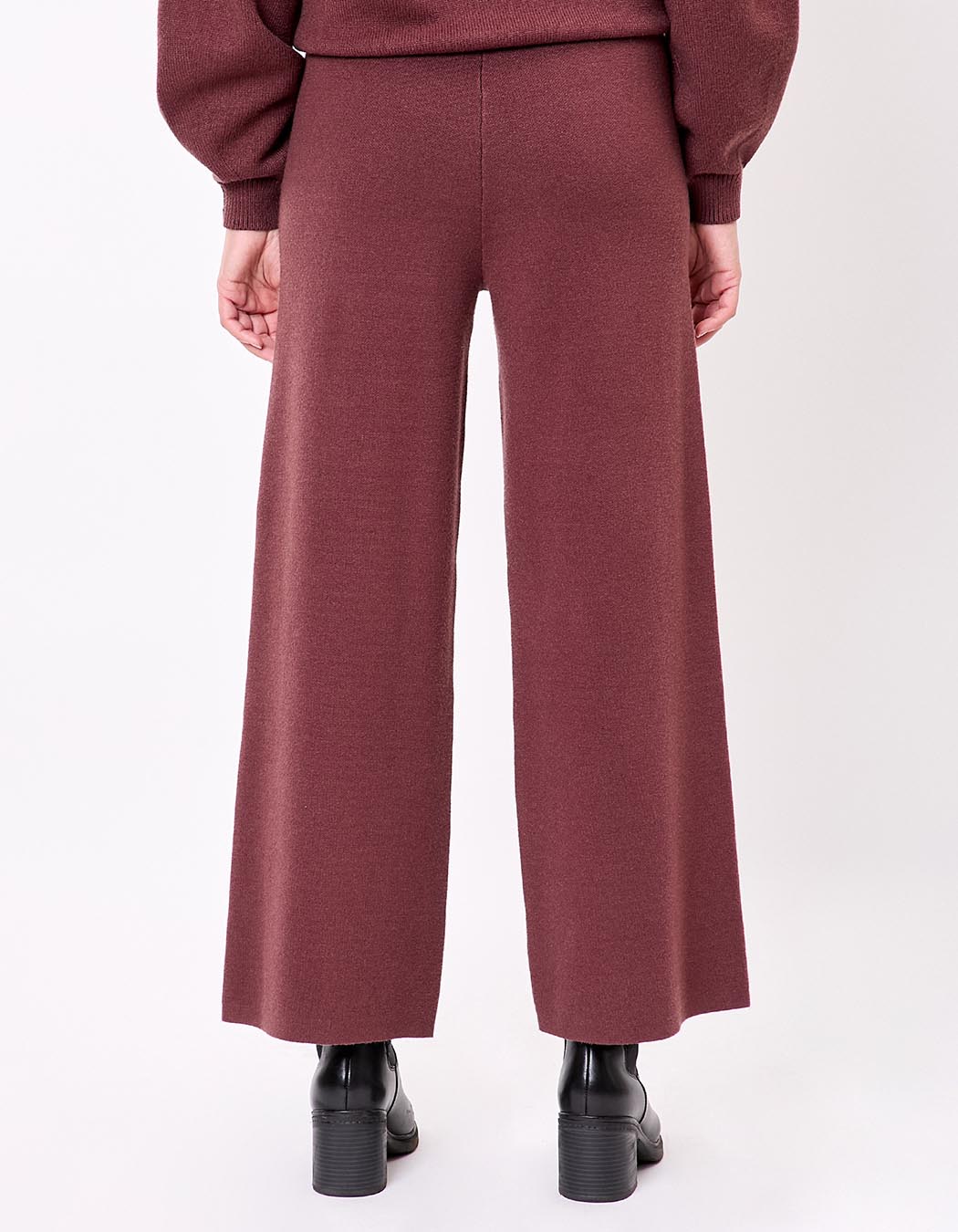 Wide knit pants femme La Fiancée