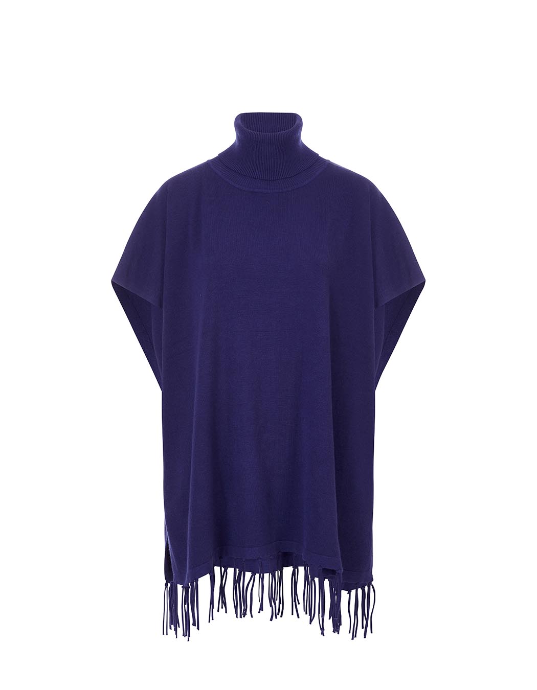 Knit turtleneck poncho femme La Fianc&eacute;e