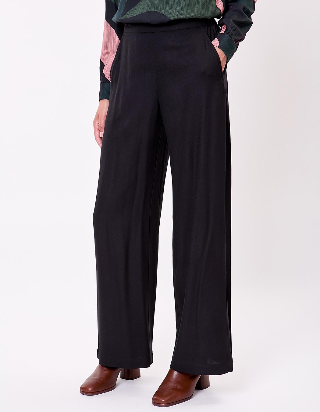 Wide fluid pants femme La Fiancée