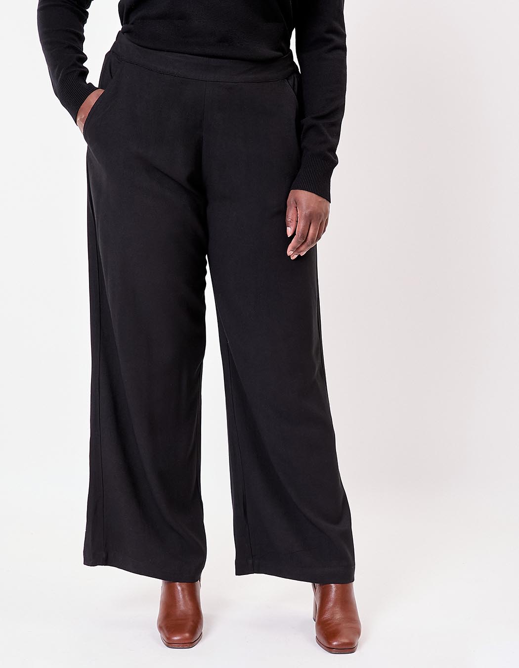 Wide fluid pants femme La Fiancée