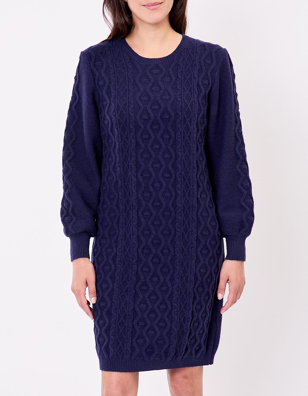Fancy knit sweater dress femme La Fiancée