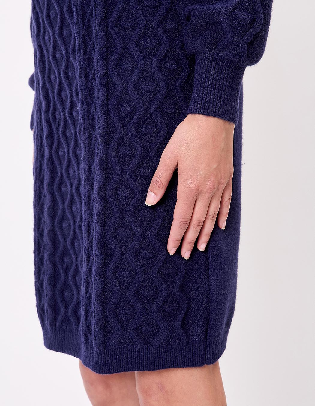 Fancy knit sweater dress femme La Fiancée