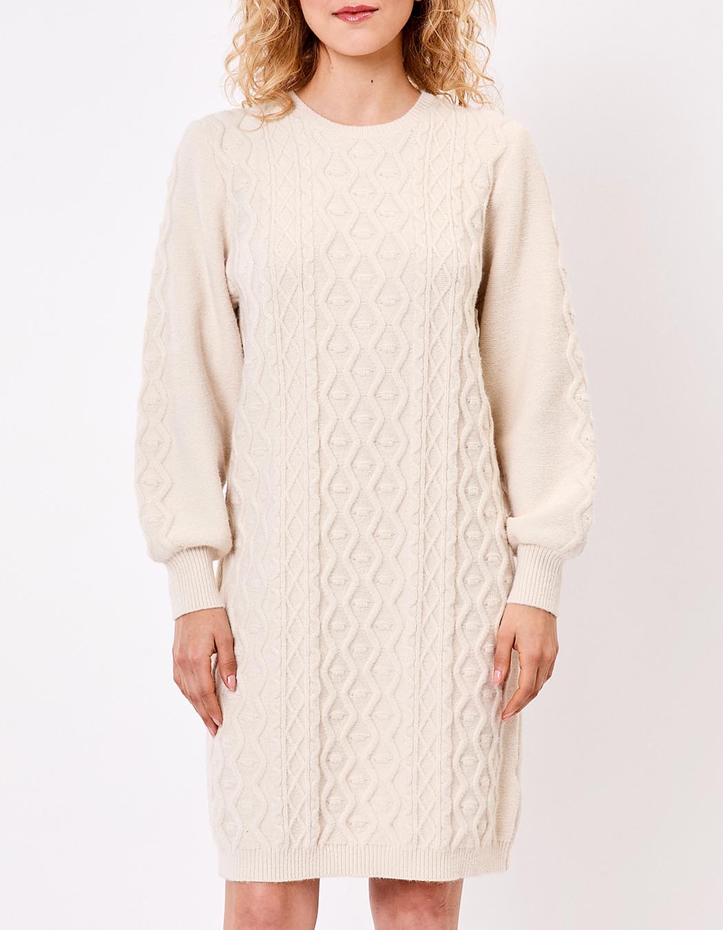 Fancy knit sweater dress femme La Fiancée