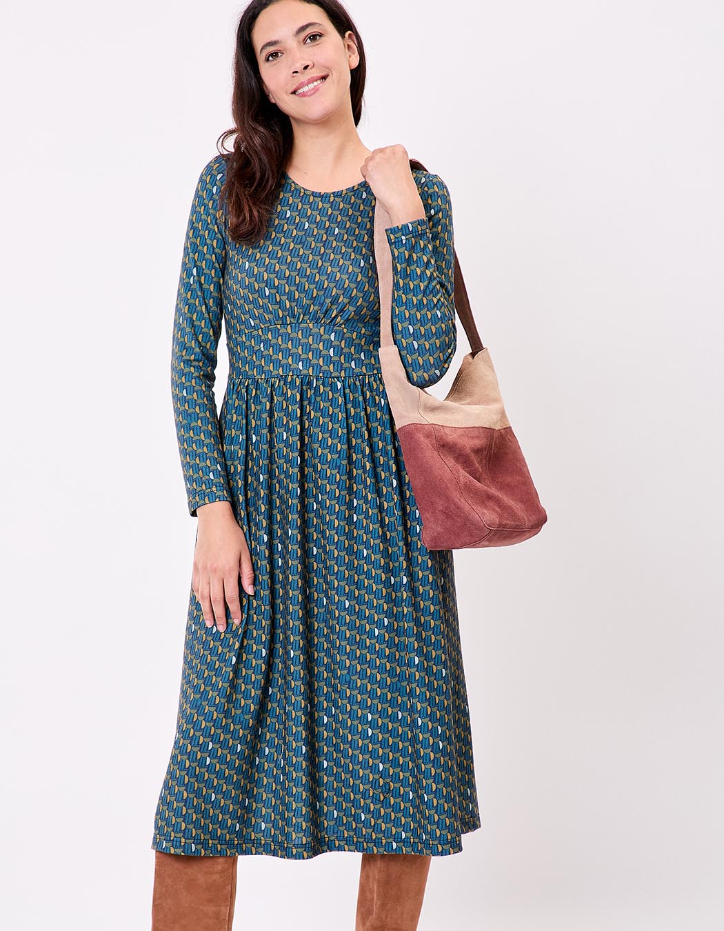 Knit midi dress femme La Fiancée