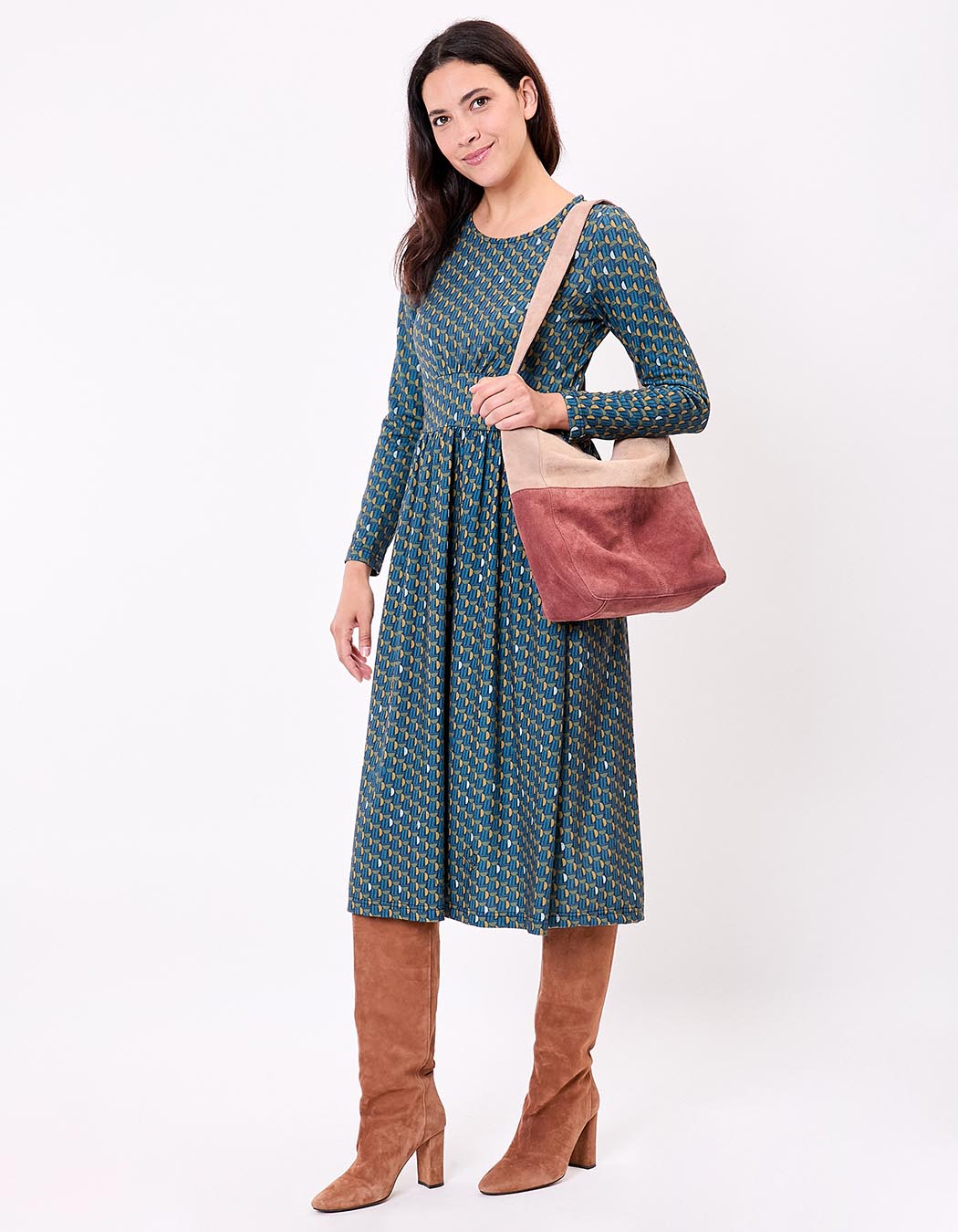 Knit midi dress femme La Fiancée