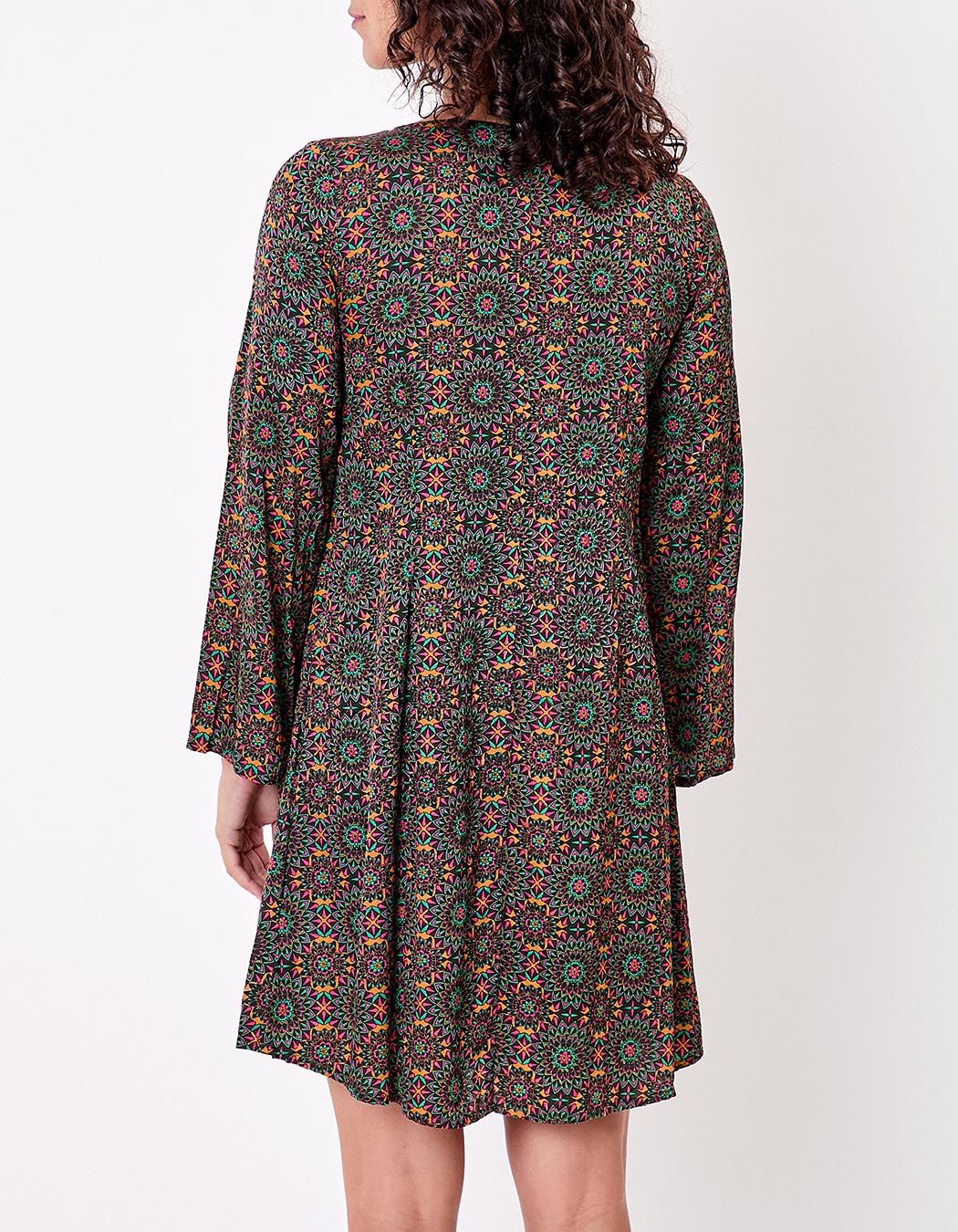 Fluid satin A-line dress femme La Fiancée