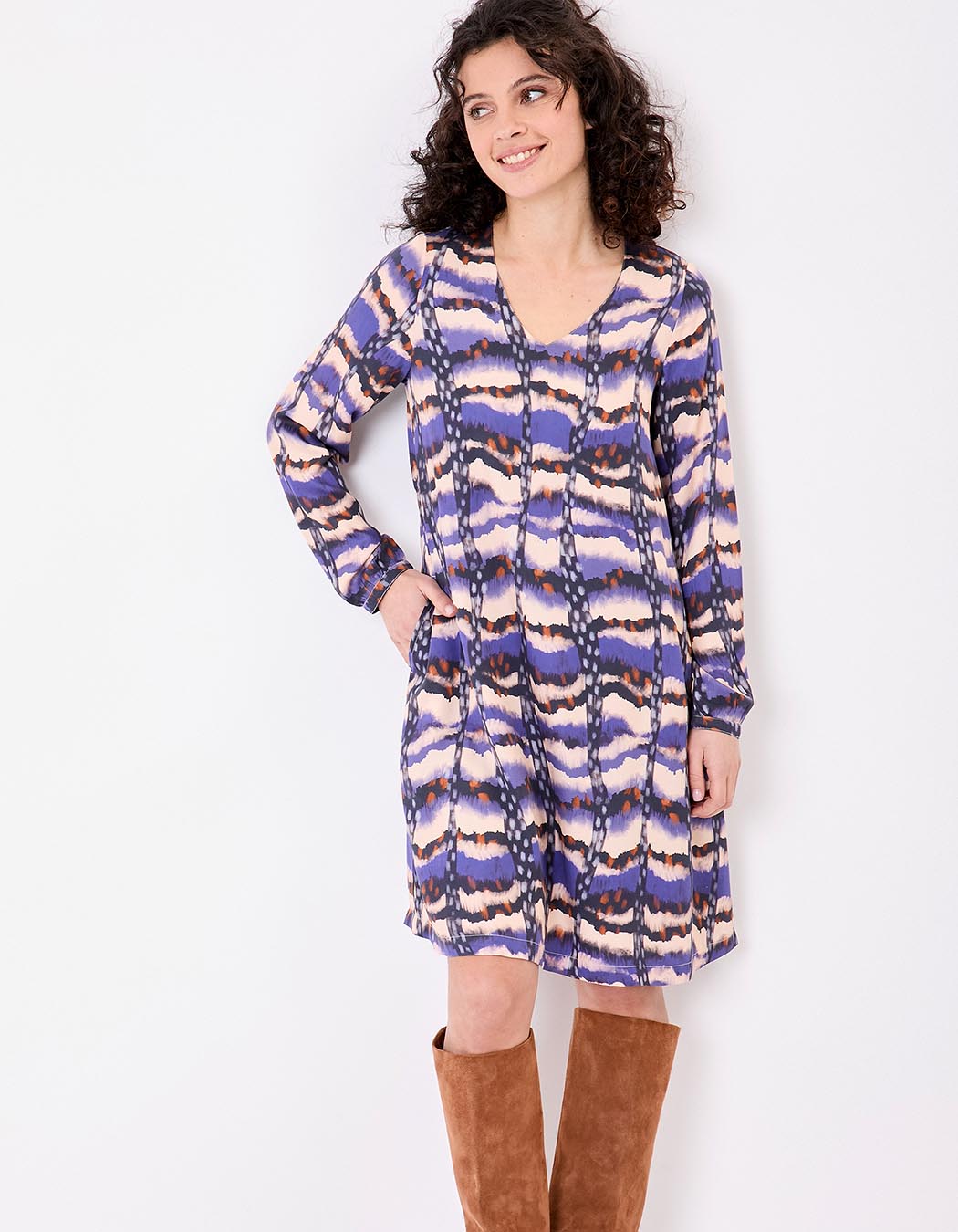 Flared fluid dress femme La Fianc&eacute;e