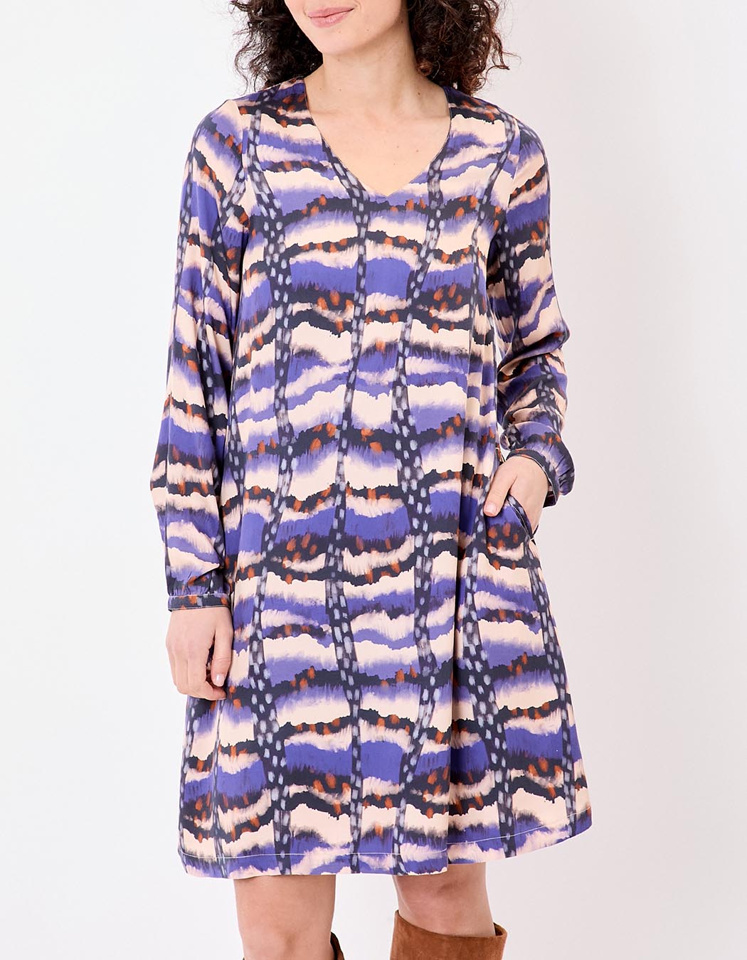 Flared fluid dress femme La Fianc&eacute;e