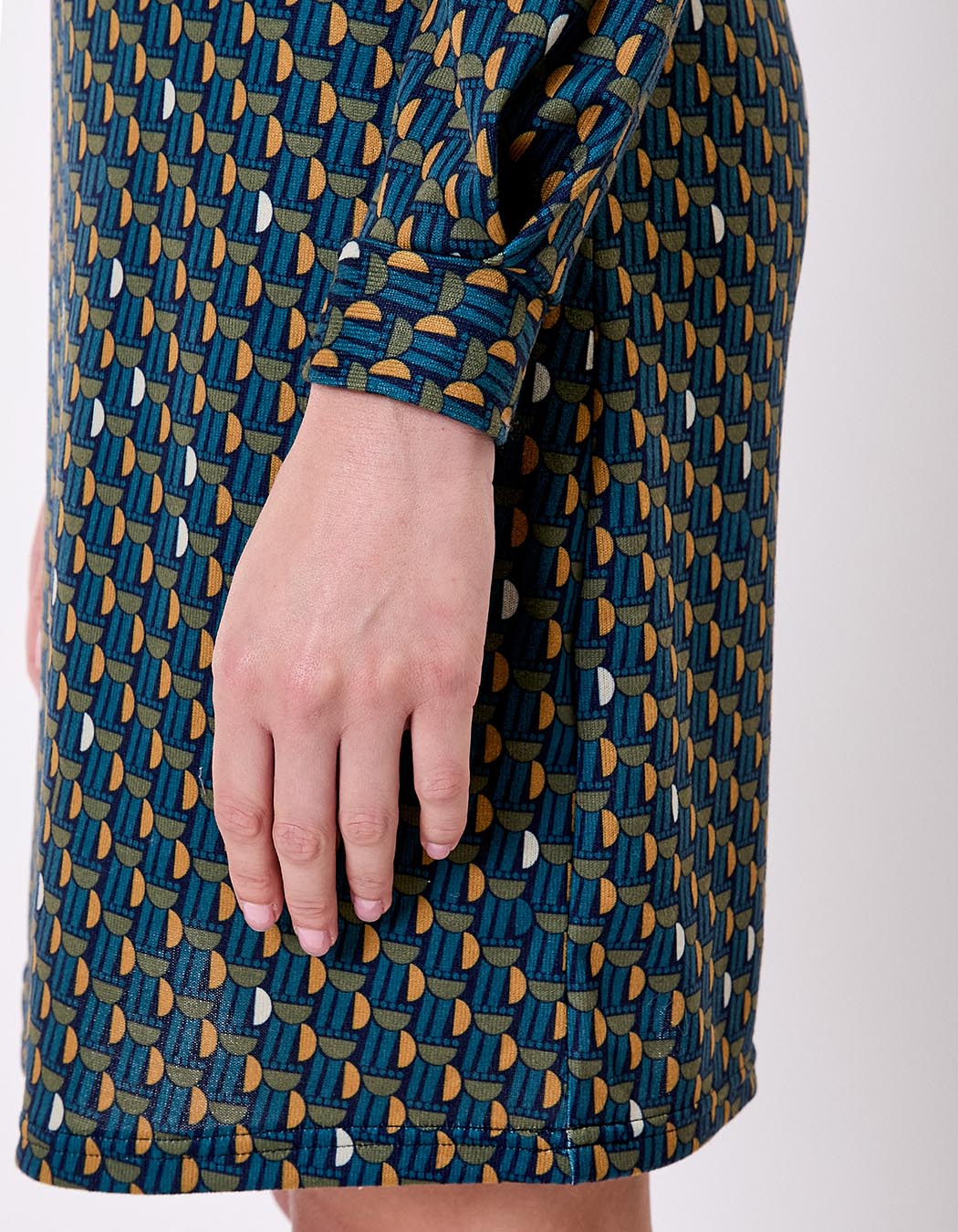 Fluid knit dress femme La Fiancée