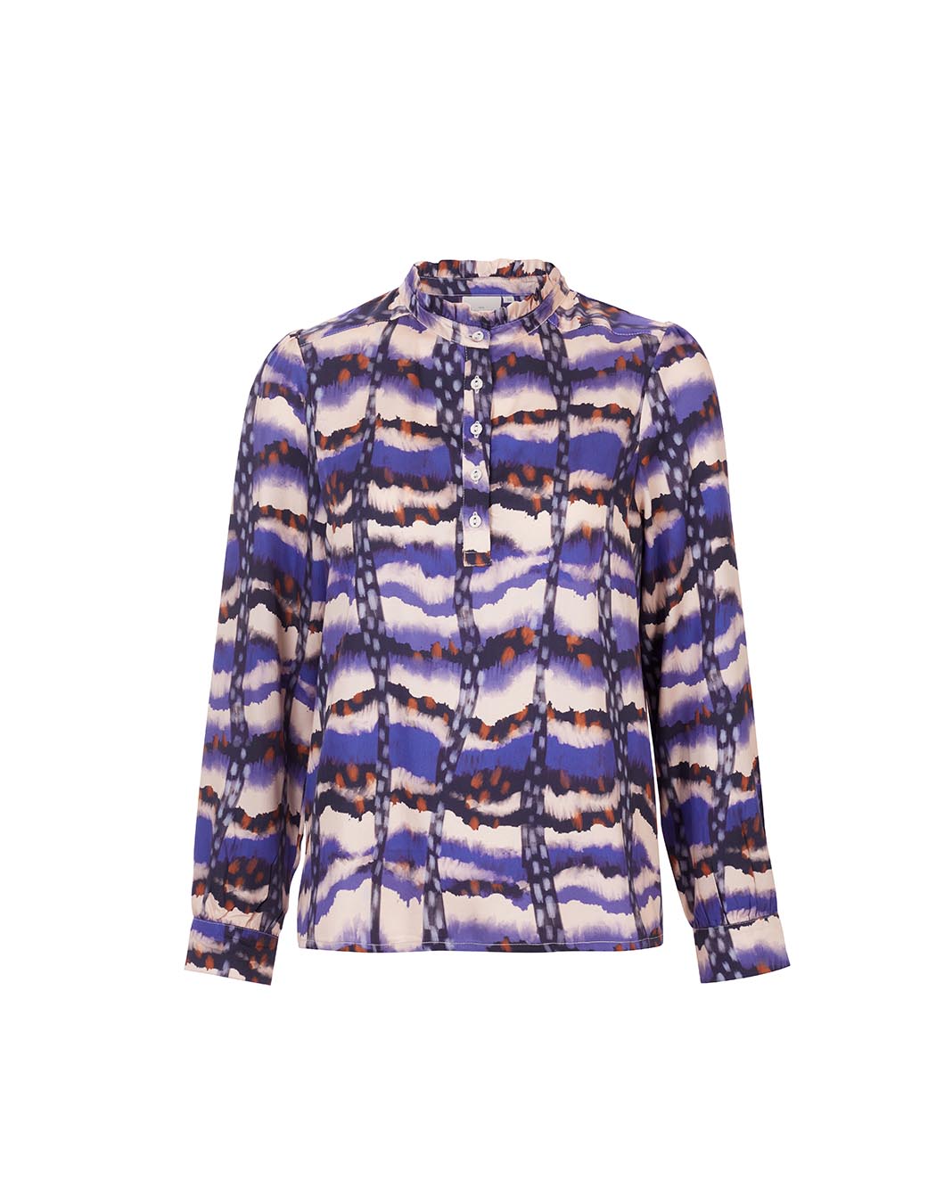 Fluid ruffled blouse femme La Fianc&eacute;e