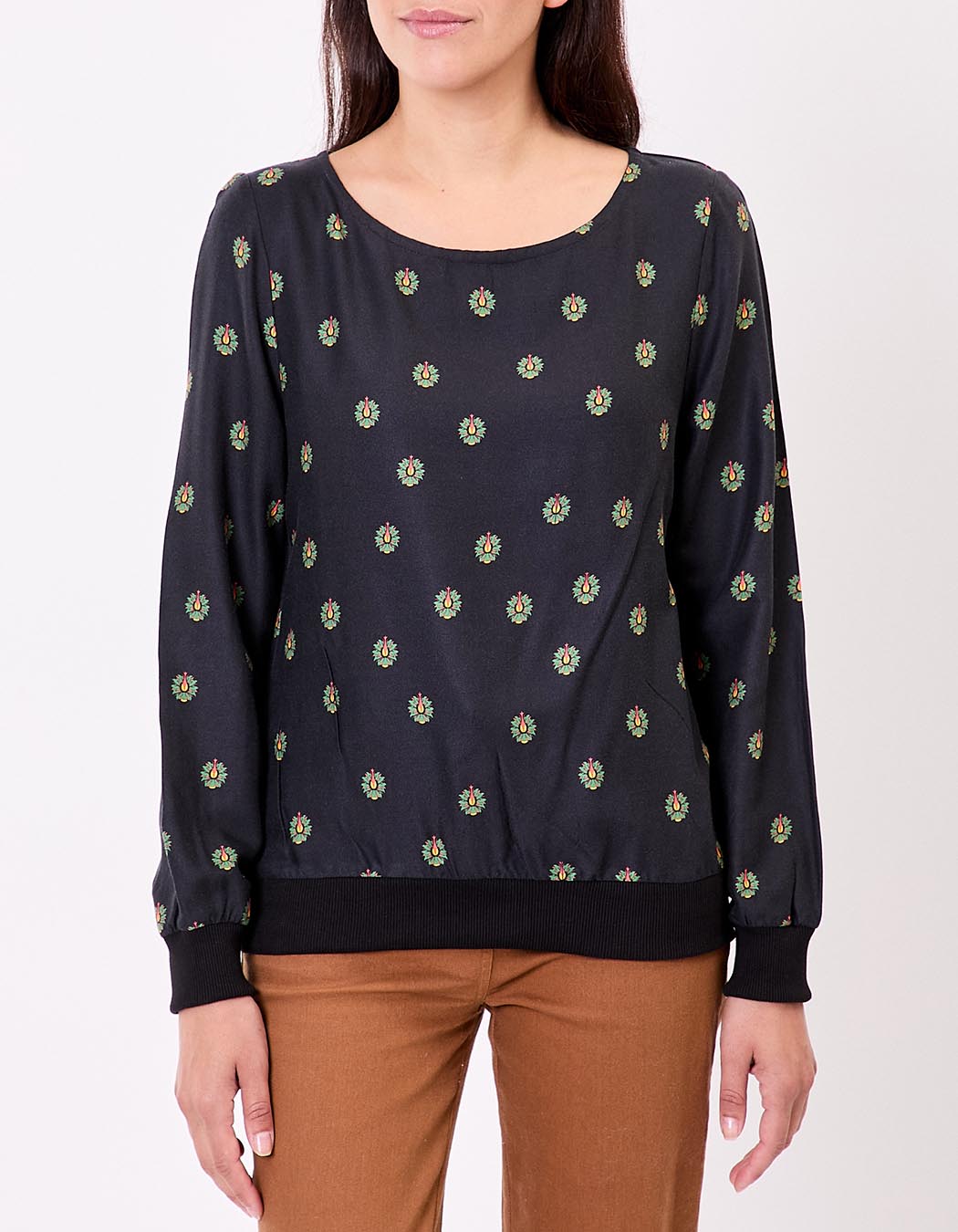 Fluid sweatshirt-style top femme La Fiancée