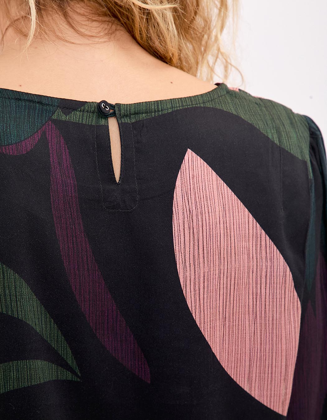 Fluid satin blouse femme La Fiancée
