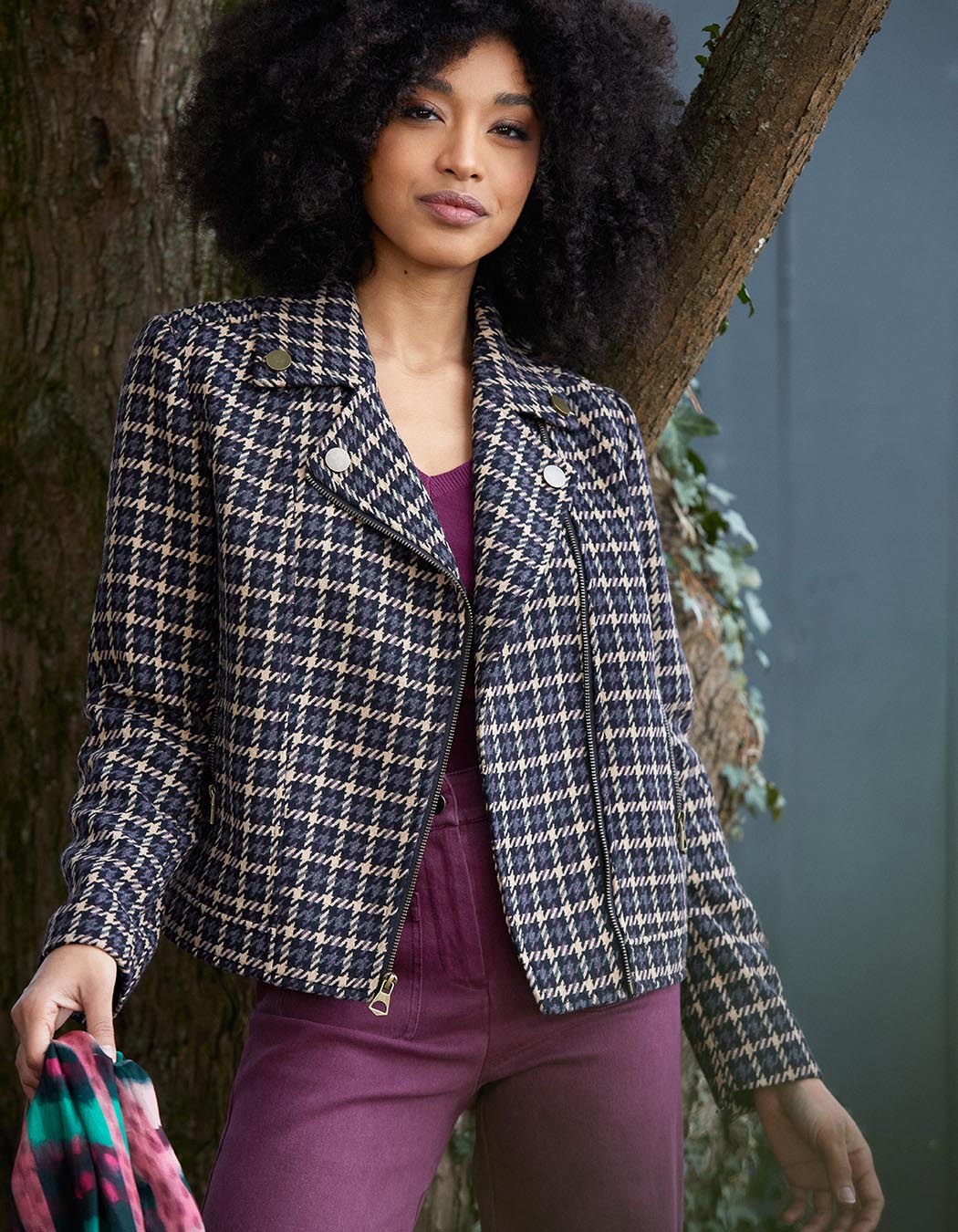 Short woolen jacket femme La Fiancée