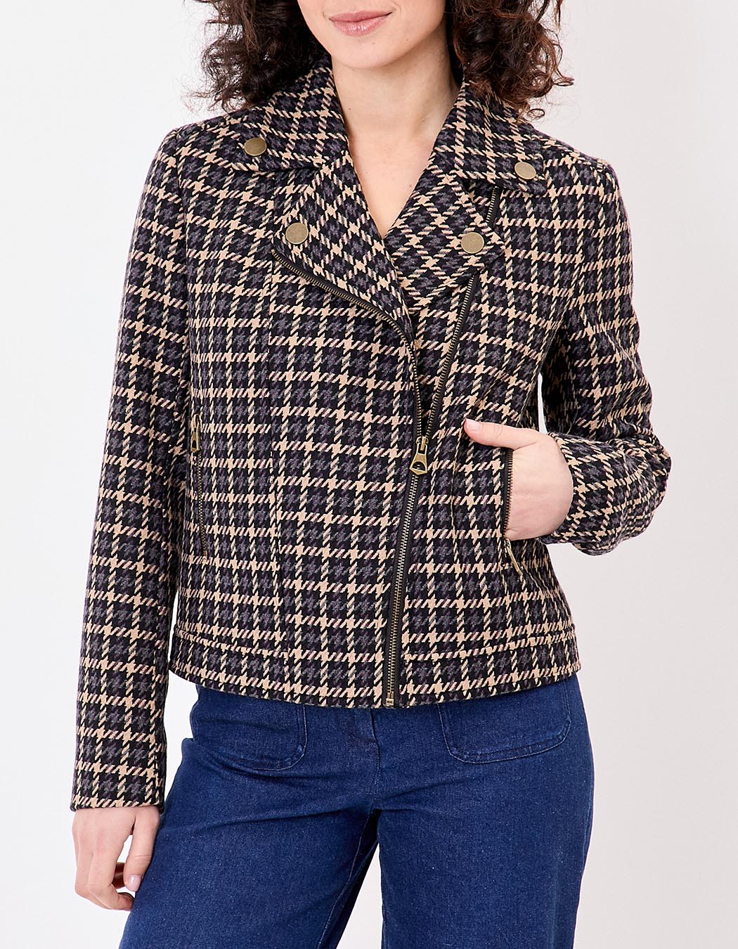 Short woolen jacket femme La Fiancée