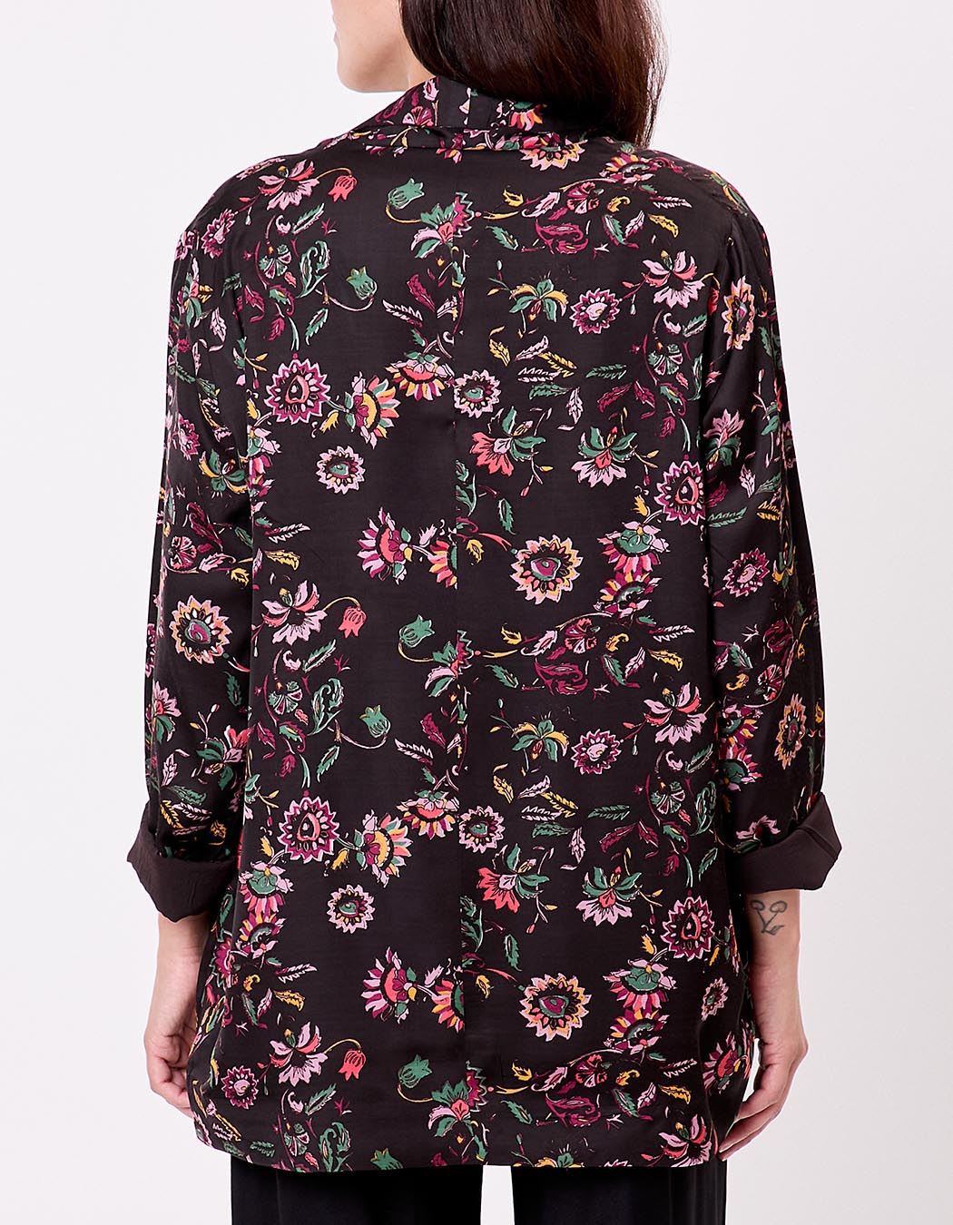Fluid satin kimono jacket femme La Fianc&eacute;e