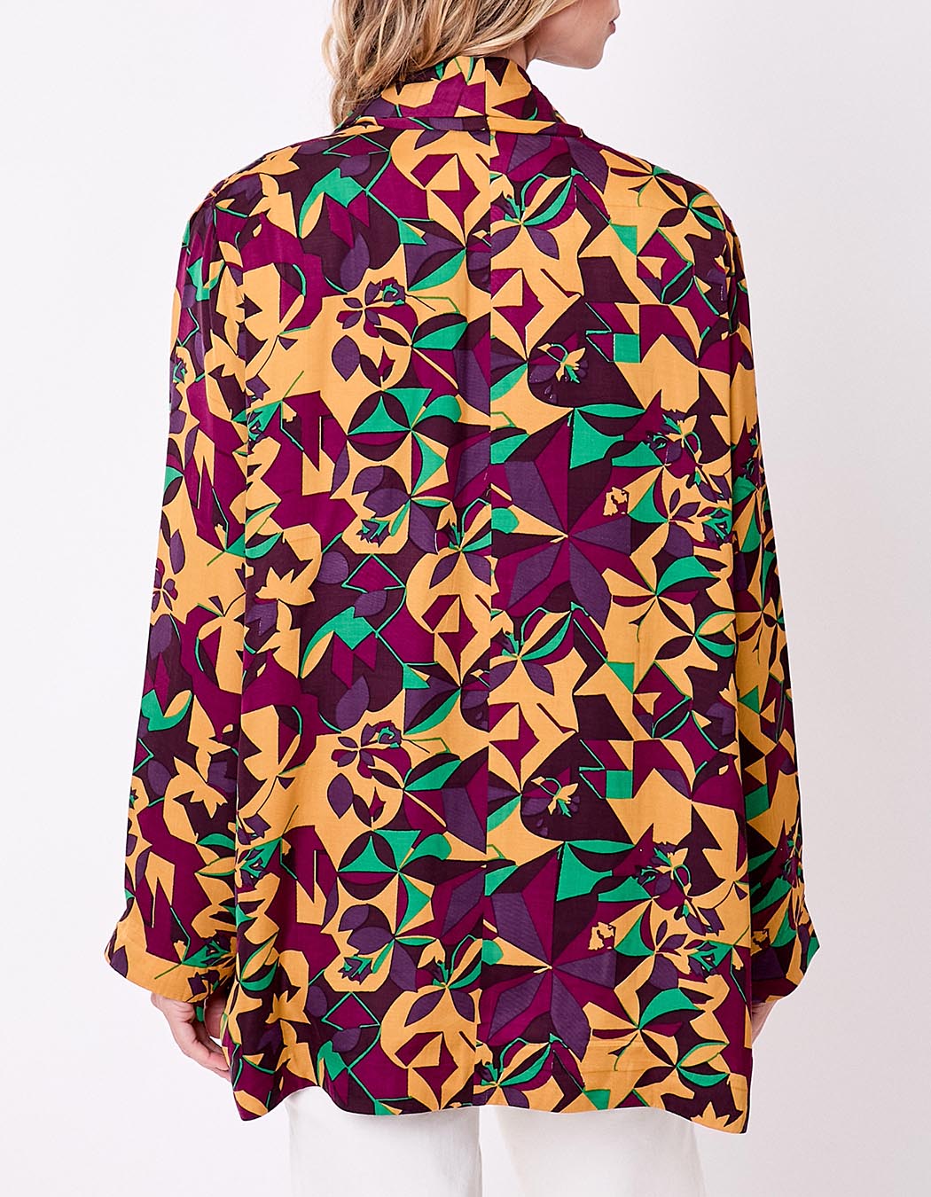 Fluid satin kimono jacket femme La Fianc&eacute;e