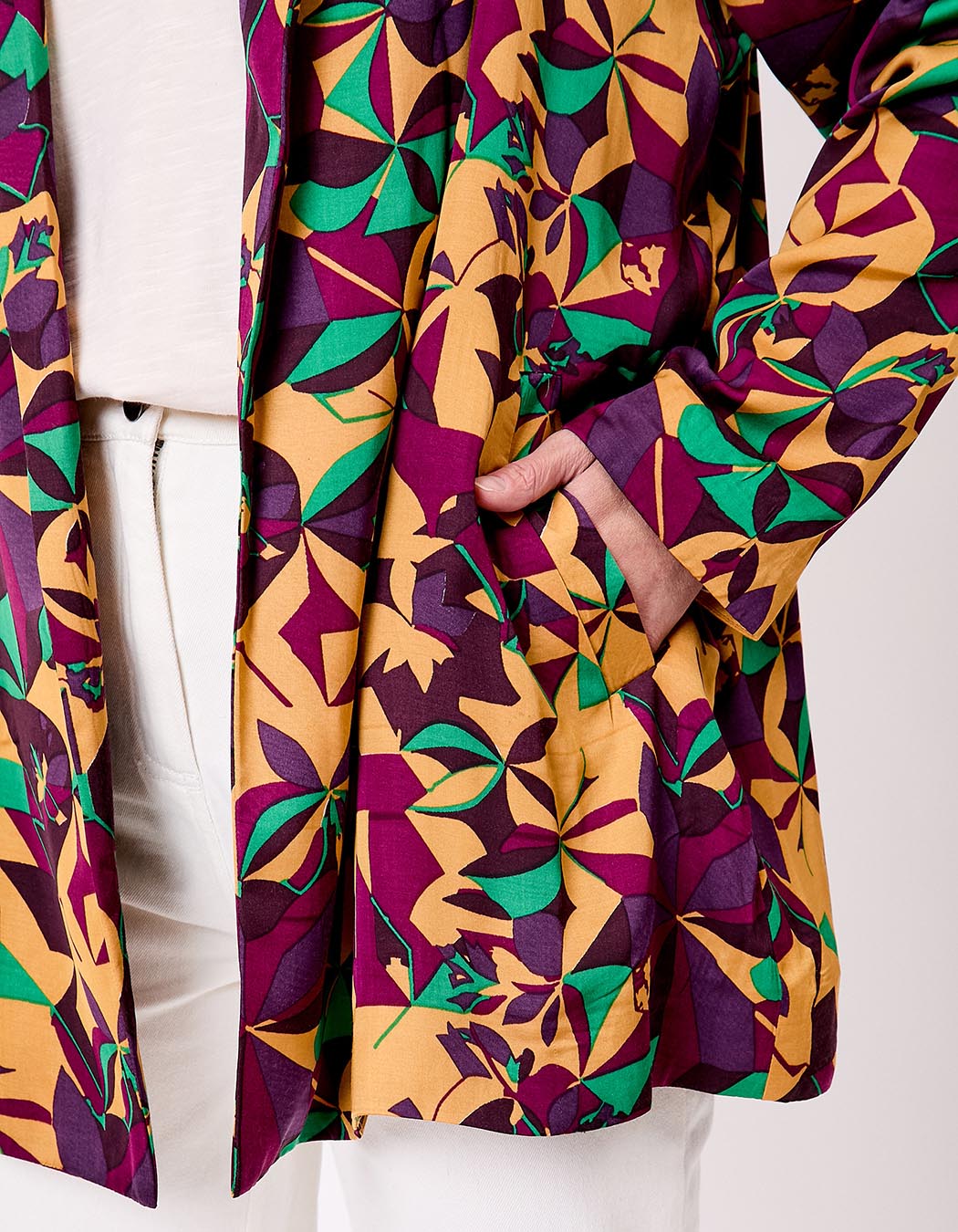 Fluid satin kimono jacket femme La Fianc&eacute;e