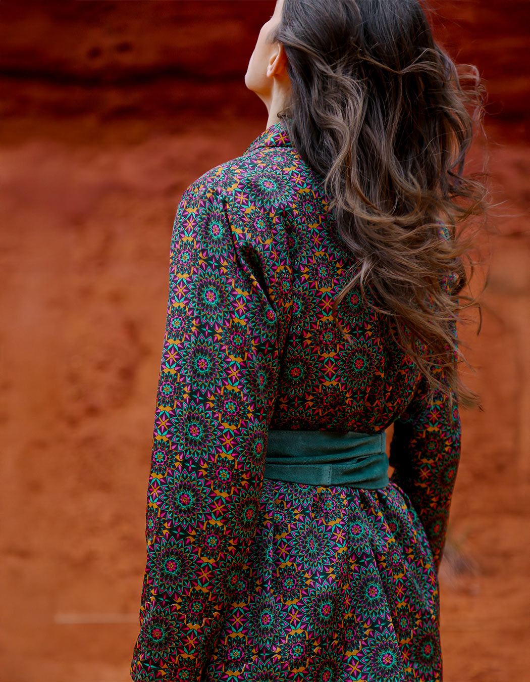 Fluid satin kimono jacket femme La Fianc&eacute;e
