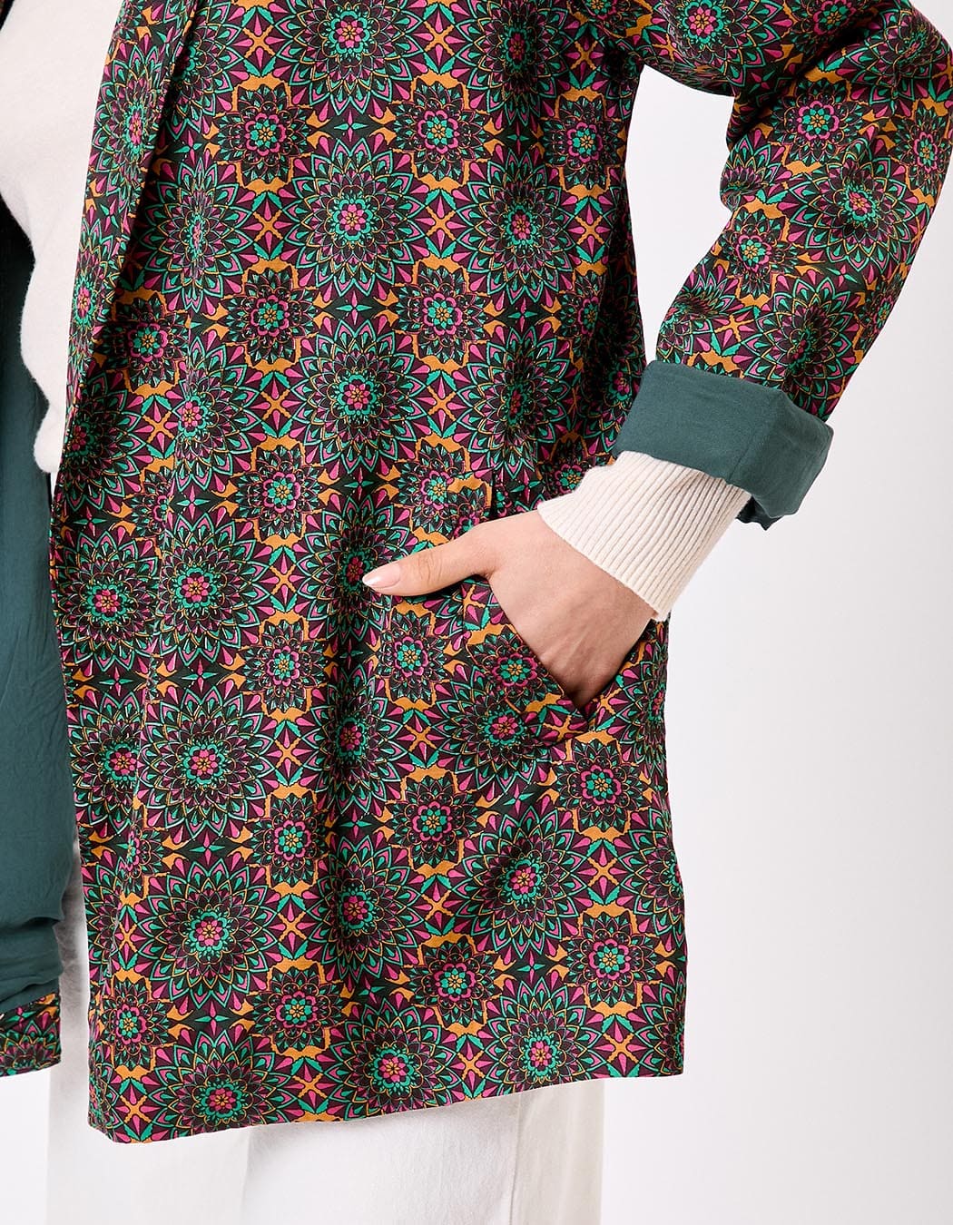 Fluid satin kimono jacket femme La Fianc&eacute;e