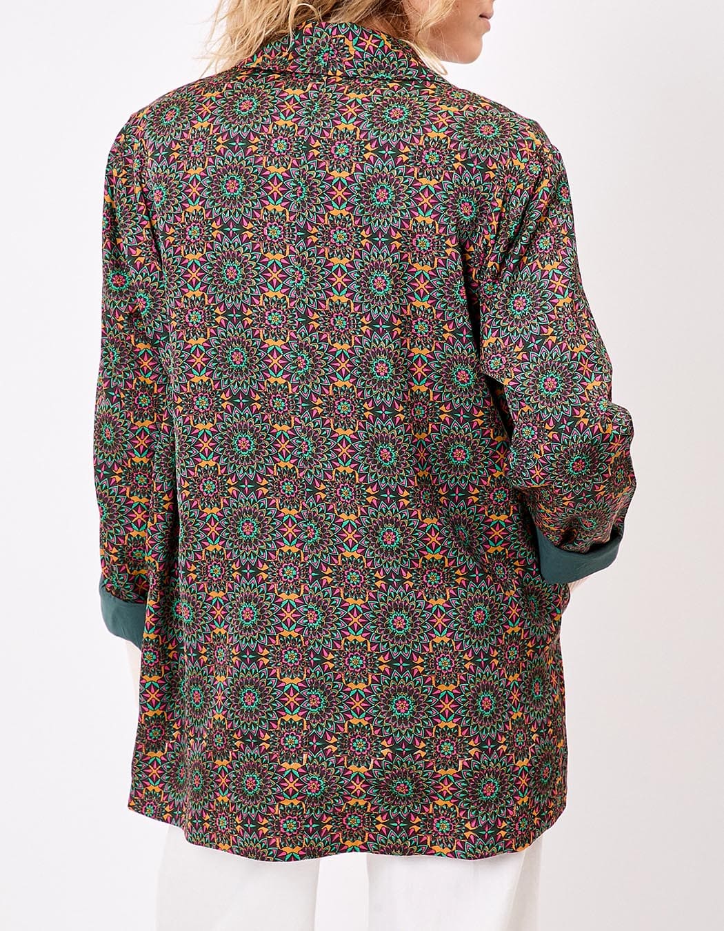 Fluid satin kimono jacket femme La Fianc&eacute;e