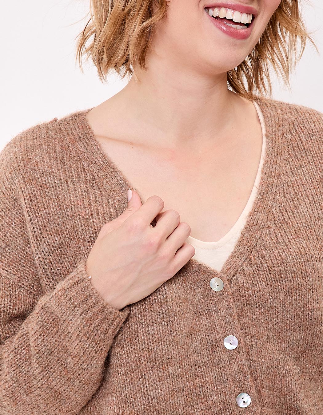 Plain short women’s cardigan femme La Fiancée